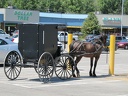 Amish Parking Spot at the Grocery Store